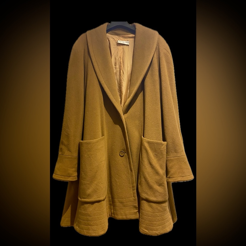 Balenciaga Tan/Camel Wool & Cashmere Coat